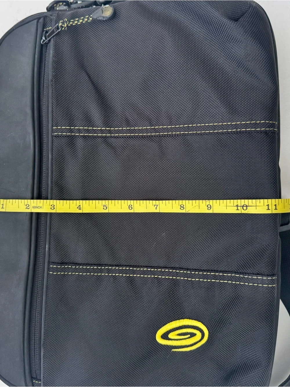 Timbuk2 Commuter Messenger Bag Black Cordura Ballistic Nylon Laptop Briefcase